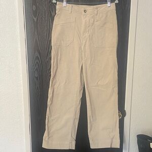 NWT Patagonia Women’s Wide Leg Corduroy Pants in Pumice Size 8